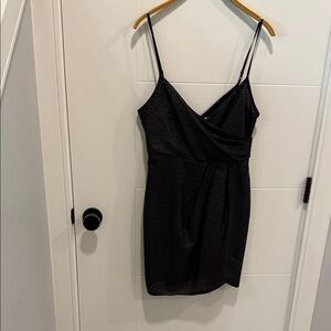 Silence + Noise Black Mini Dress size medium